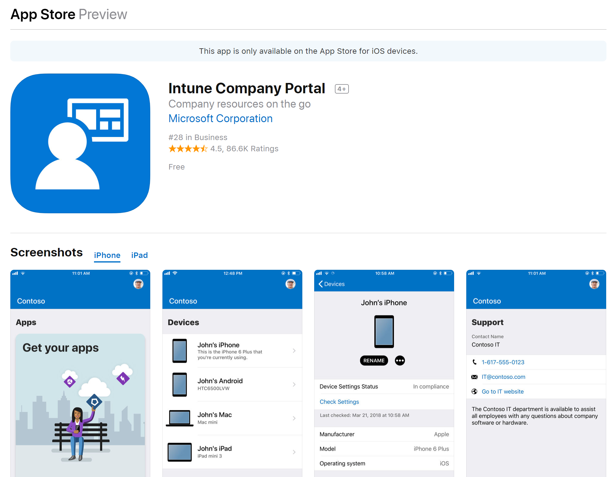 Company portal ru. Портал организации Intune. Company Portal. Портал на айос. Портал компании Intune Samsung.