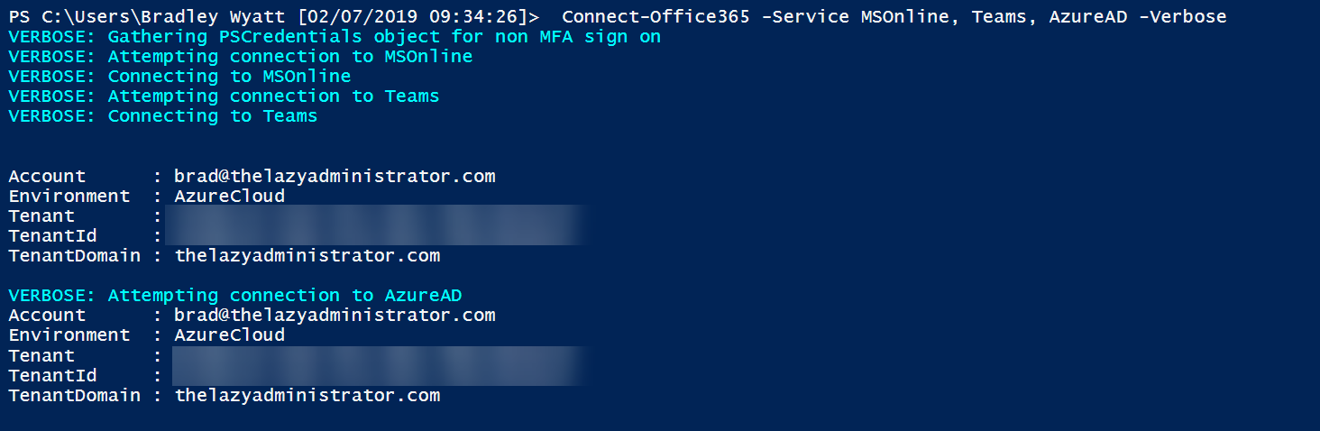 skype for business powershell mfa