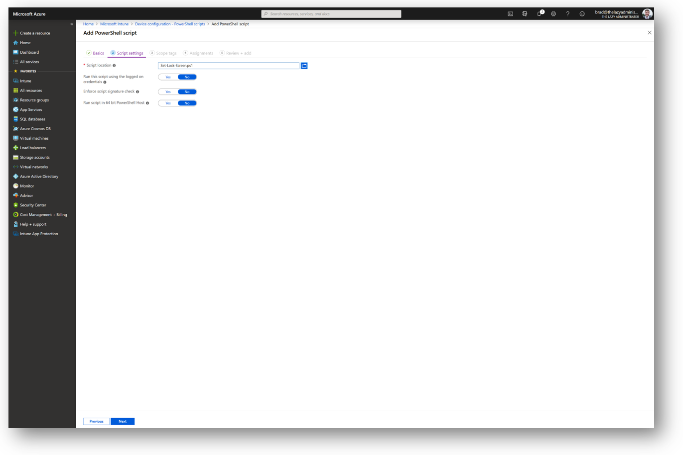 Set Corporate Lock Screen Wallpaper with Intune for Non Windows 10 Enterprise or Windows 10 Education Machines – The Lazy Administrator Set Corporate Lock Screen Wallpaper with Intune for Non Windows 10 Enterprise or Windows 10 Education Machines – The Lazy Administrator