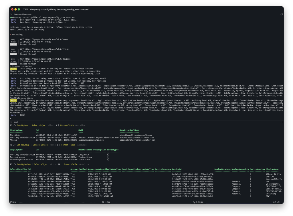 Using Dev Proxy to Identify Excessive Microsoft Graph Permissions in ...